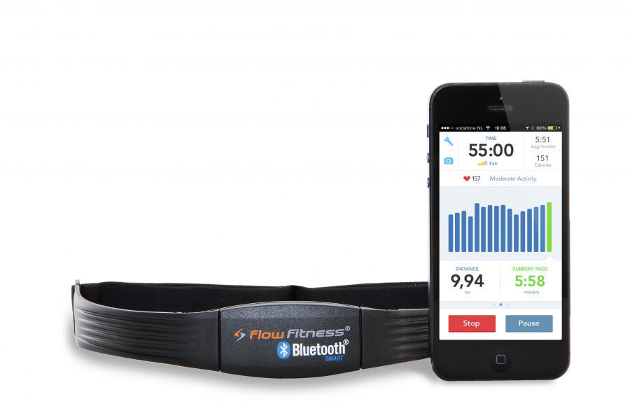 Gezag Gemaakt van prioriteit Flow Fitness Hartslagband Bluetooth - De Fitnessspecialist
